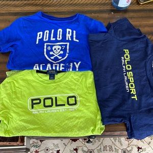 Polo boys size 7 lot of 3 T’s